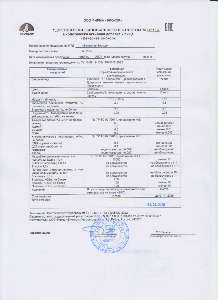 Паспорт №112024